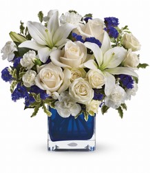 Teleflora's Sapphire Skies Bouquet In Waterford Michigan Jacobsen's Flowers